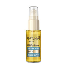 Avon Advance Techniques Absolute Nourishment Argan Hair Serum 30ml, Multi-Tasking Hair Treatment, Formulated with Argan Oil