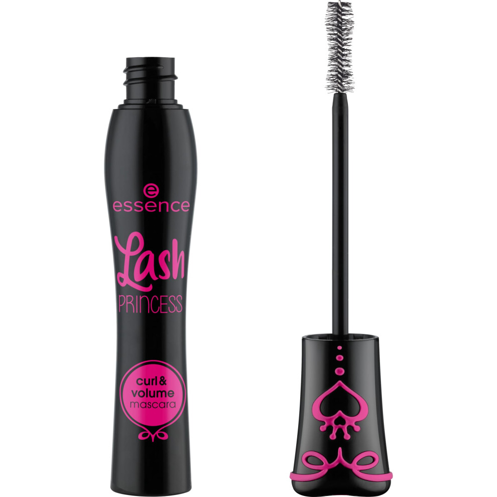 Essence Pink Lash Princess Curl & Volume Mascara, Volumizing, Curling, Instant Result, Intensive (12Ml)