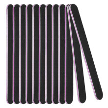 NUTTDOO Nail Files Set,12PCS Professional Nail Files Double Sided Emery Board,Fingernal Buffing Files for Home,100/180 Grit