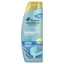Head & Shoulders DermaXPro Repairing Moisture Anti Dandruff Shampoo 500ml, Coconut Oil, Ceramide Complex, Dry Scalp, 72H Moisture.