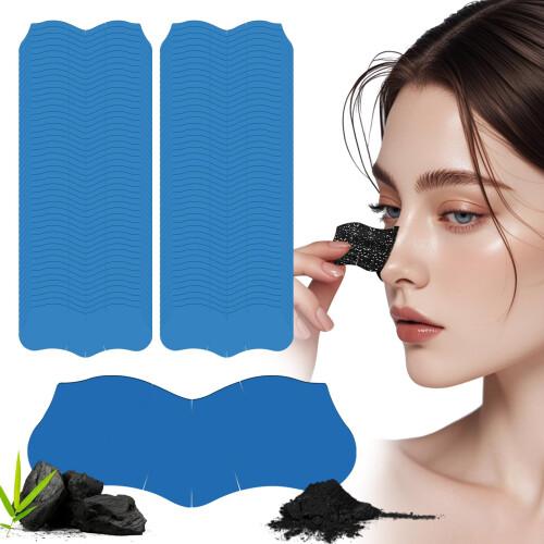 Blackhead Remover Strips,80 Pcs Charcoa Pore