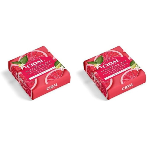 Cidal Pink Grapefruit Cleansing Bar Soap,