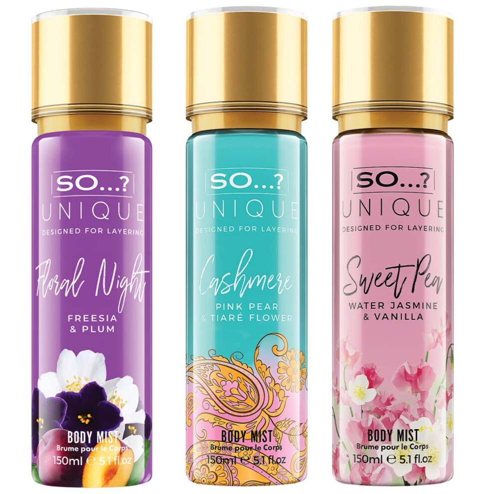 Soâ¦? Unique Womens Body Mist Bundle