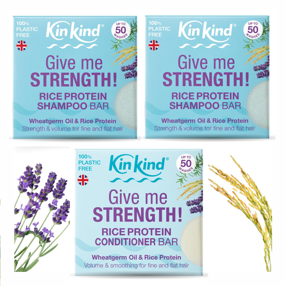 Kinkind Rice Water Shampoo Bars X2