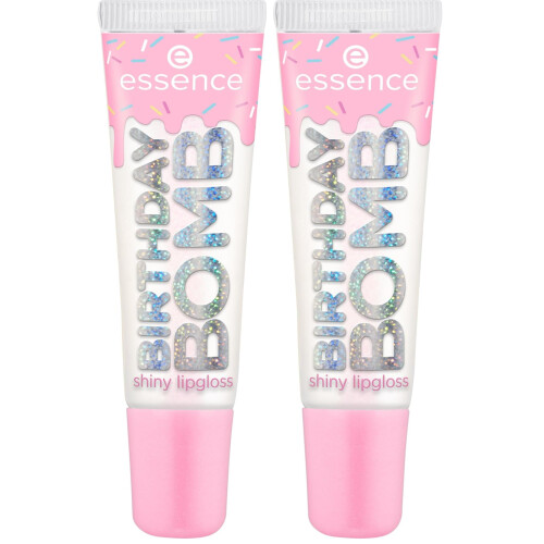 Essence Cosmetics BIRTHDAY BOMB shiny lipgloss,