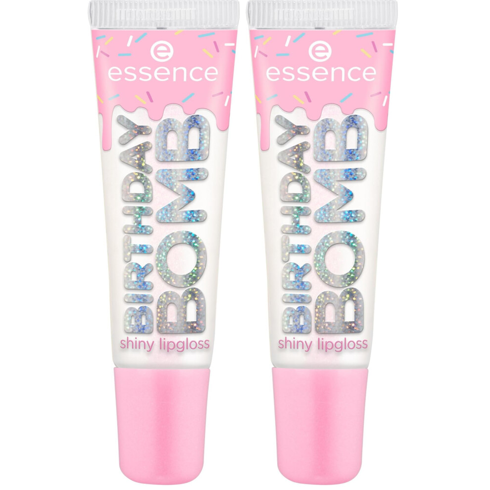 Essence Cosmetics Birthday Bomb Shiny Lipgloss,