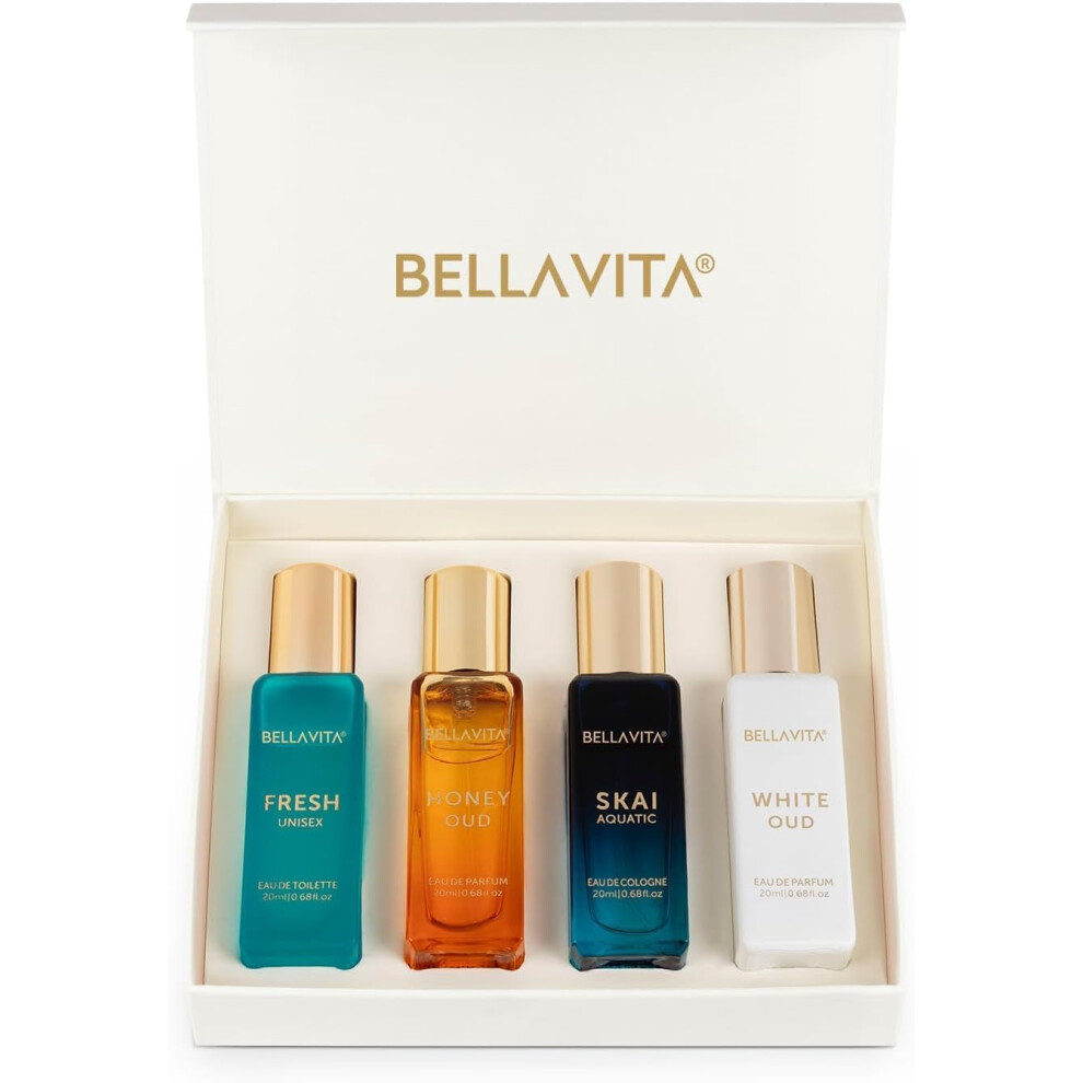 Bella Vita Luxury White Bellavita Luxury Unisex Perfume Gift Set
