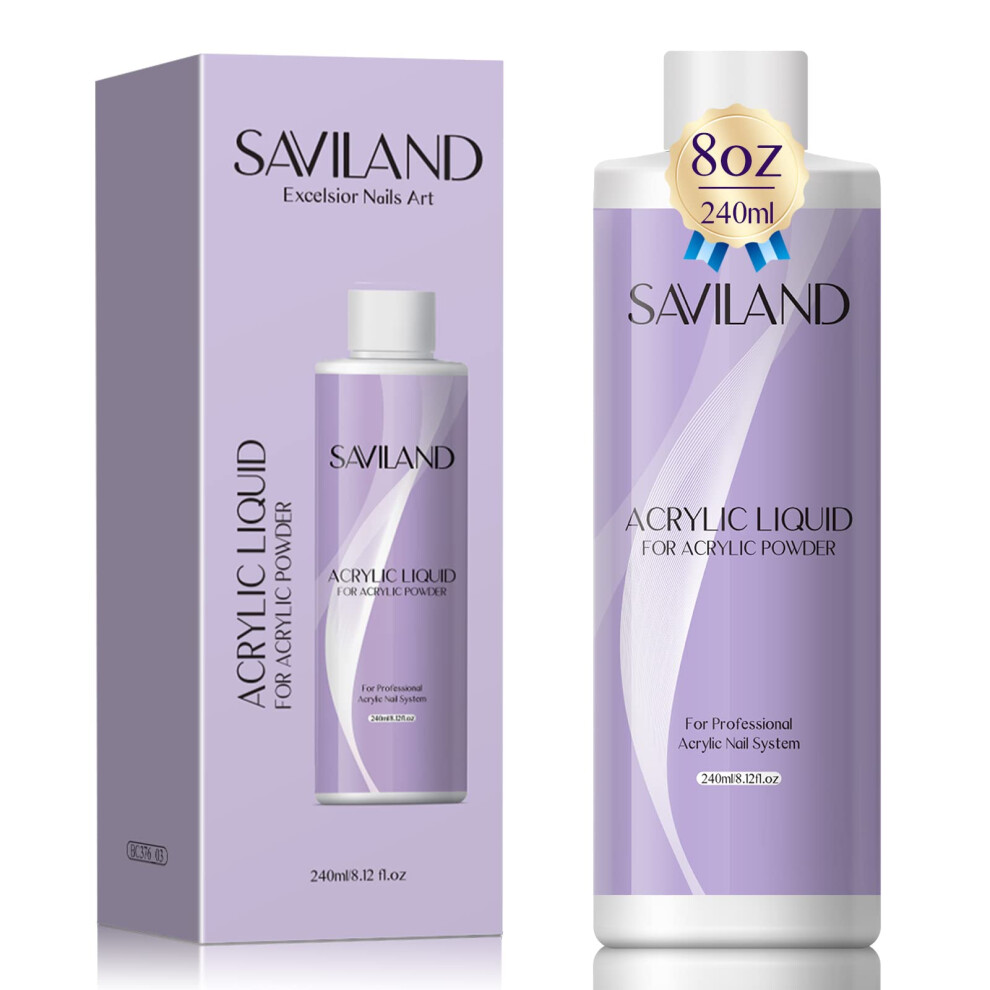Saviland Acrylic Liquid: 240Ml Nail Liquid