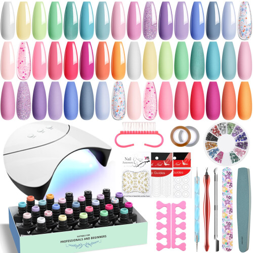 VANREESA 42 PCS Gel Nail Polish