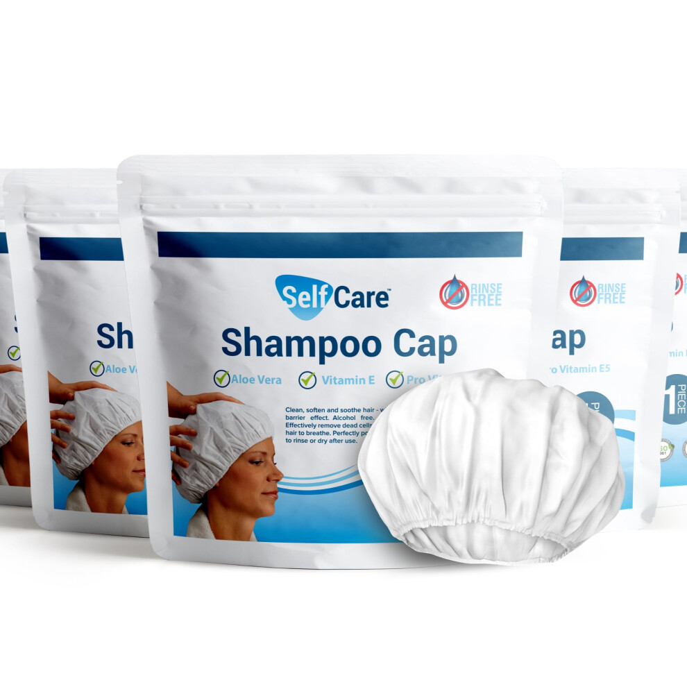 Self Care Waterless Shampoo Caps For Elderly Or