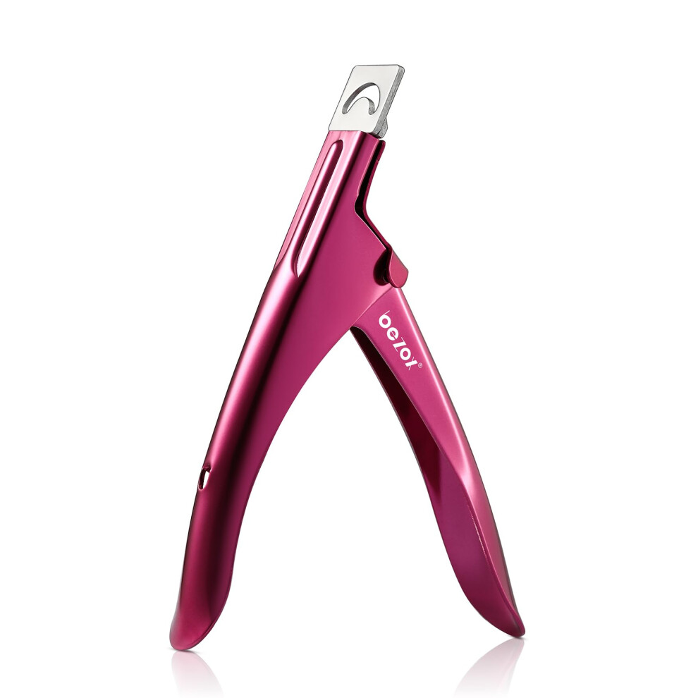Bezox Nail Clippers Tip Cutters For Acrylic False Fake Gel Artificial Nails Rustproof Sharp Professional Manicure Pedicure Trimmer