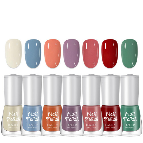 DMQ Pastel Nail Varnish Set, 7