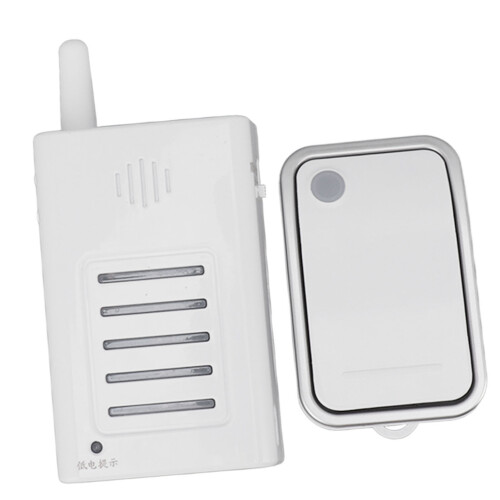 Wireless Caregiver Pager System with Vibration, Long Range for Elderly Use