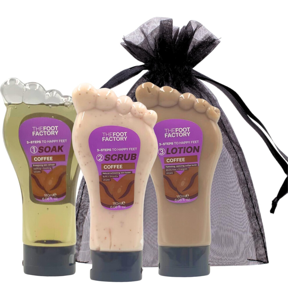 Vikingtreat Foot Soak, Scrub & Lotion Set