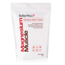 BetterYou Magnesium Muscle Mineral Bath Flakes,