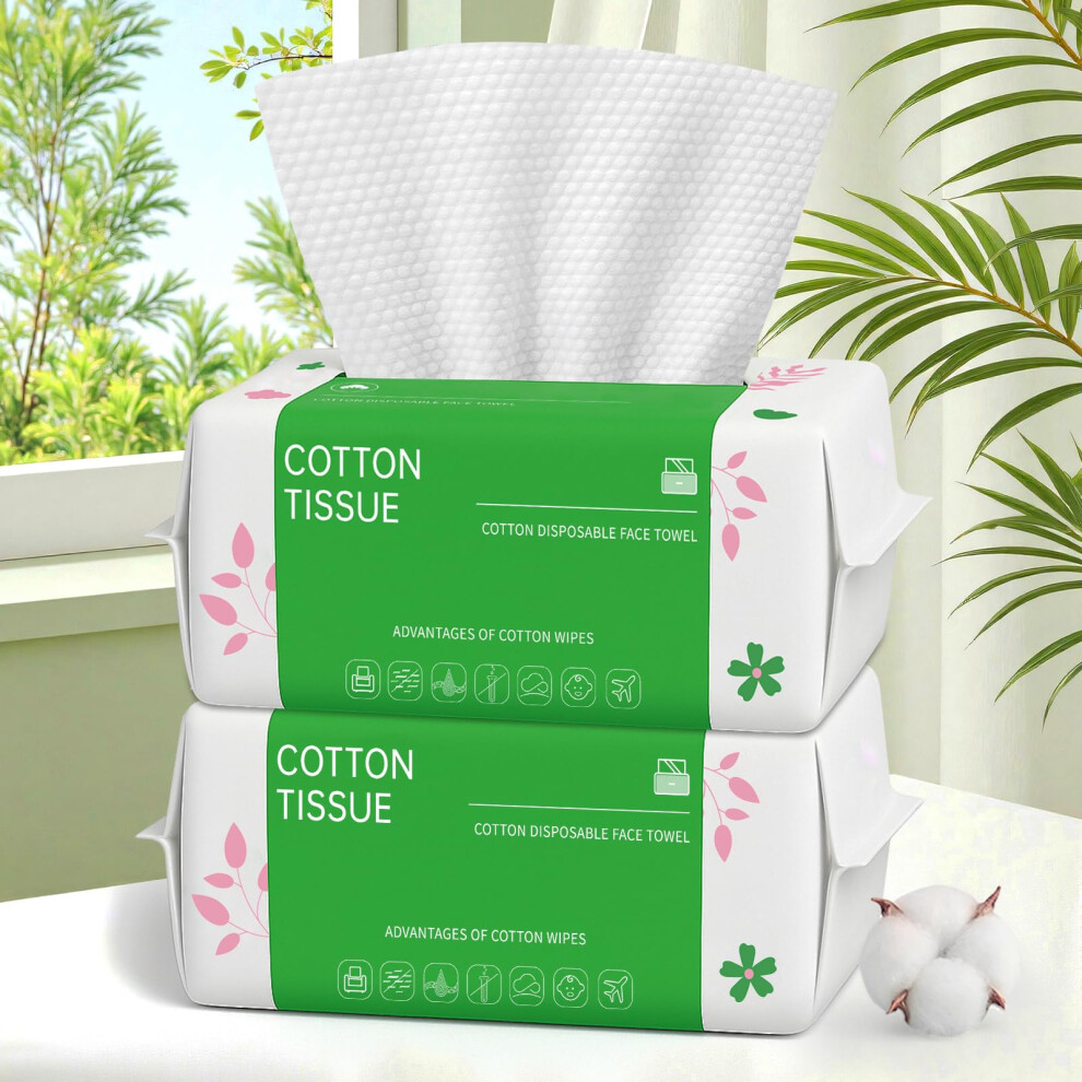 Bfhkxw Disposable Face Towels 200 Count, Face