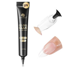 UNA GELLA Air-dry Gel Nail Glue No U/V Light 15ml Super Strong Nail Glue for Press On Nails & Clear Acrylic Nails Tips Strong-hold Formula