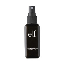 E.l.f. Illuminating Mist & Set Spray, Refreshing, Hydrating, Sets Makeup And Achieves A Glowy Look, Infused With Green Tea, And Vitamins A, B And C