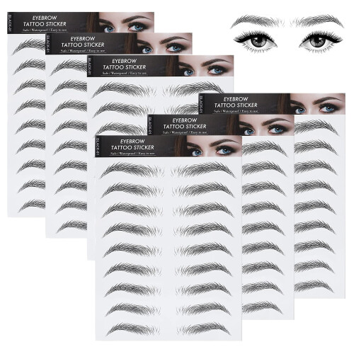 Sibba 6 Sheets Eyebrow Tattoo Eyebrows