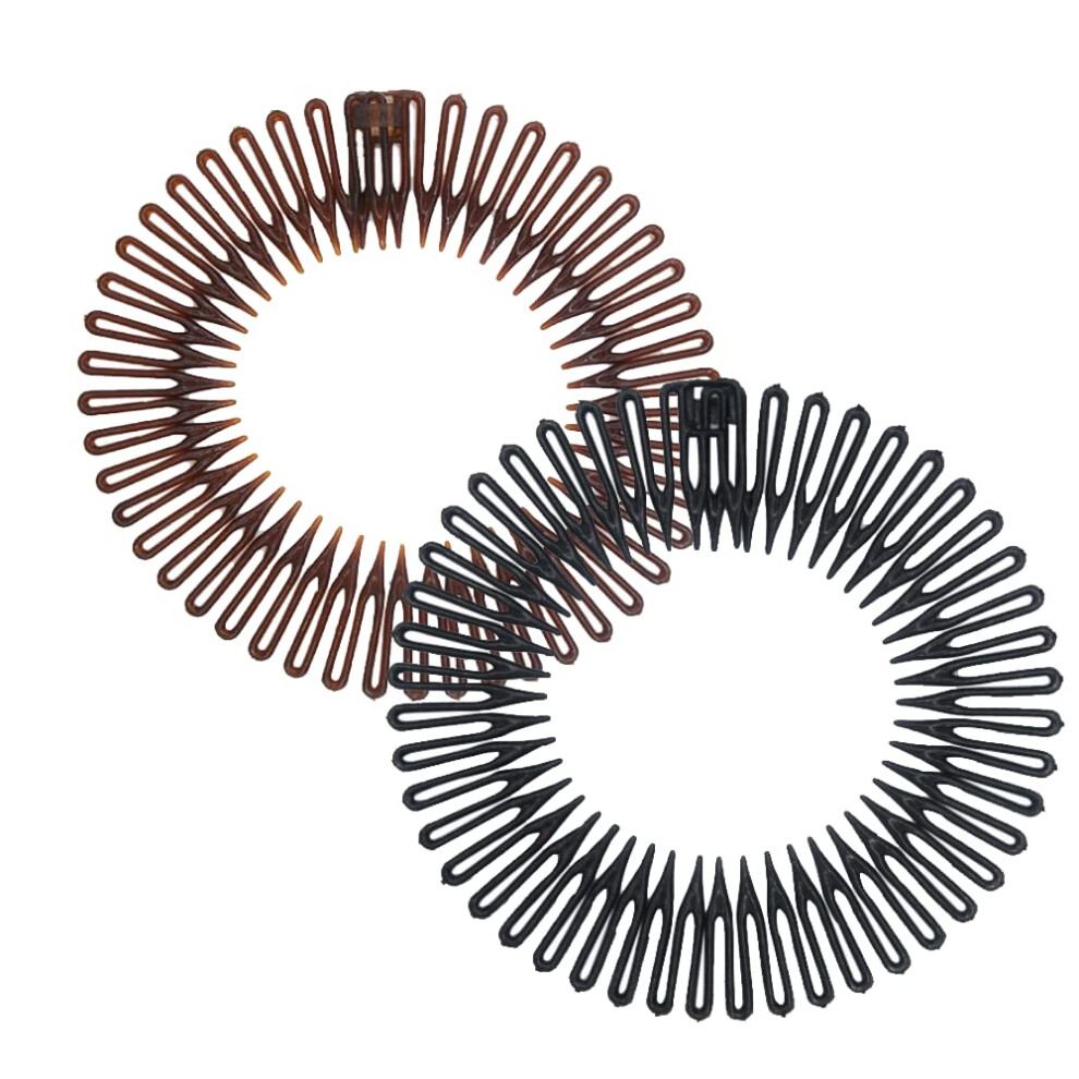 Cclkhy 2 Pcs Stretch Hair Comb