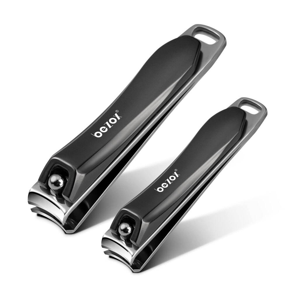 Bezox Sturdy Comfortable Nail Clipper Set Â Stainless Steel Ergonomic Ultra Sharp Nail File Cutter Fit For Seniors, Adult, And Kids