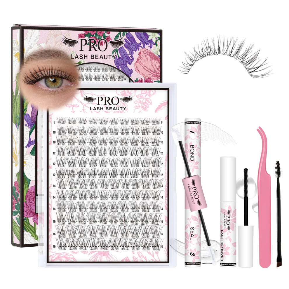 Pro Lashbeauty Self Adhesive Eyelashes 40Pcs Lash Clusters