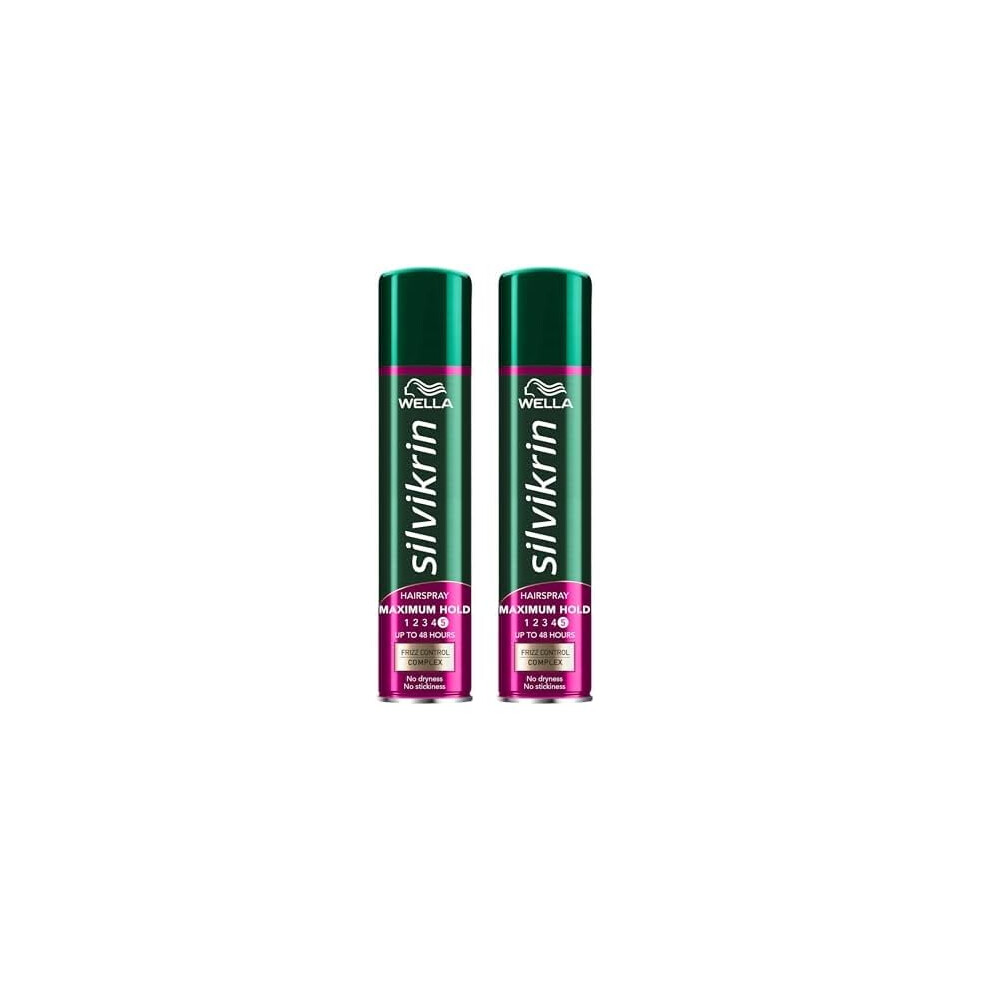 Wella Silvikrin Maximum Hold Hairspray, 75Ml