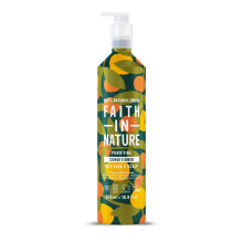 Faith In Nature - Natural Conditioner Aluminium Bottle - Vegan & Cruelty Free, No SLS or Parabens - 500ml, Grapefruit & Orange