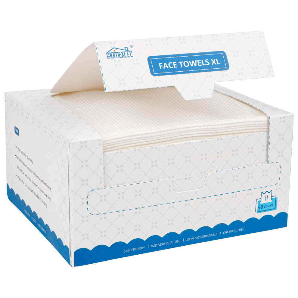 Homexcel Face Towels, Disposable Makeup Remover
