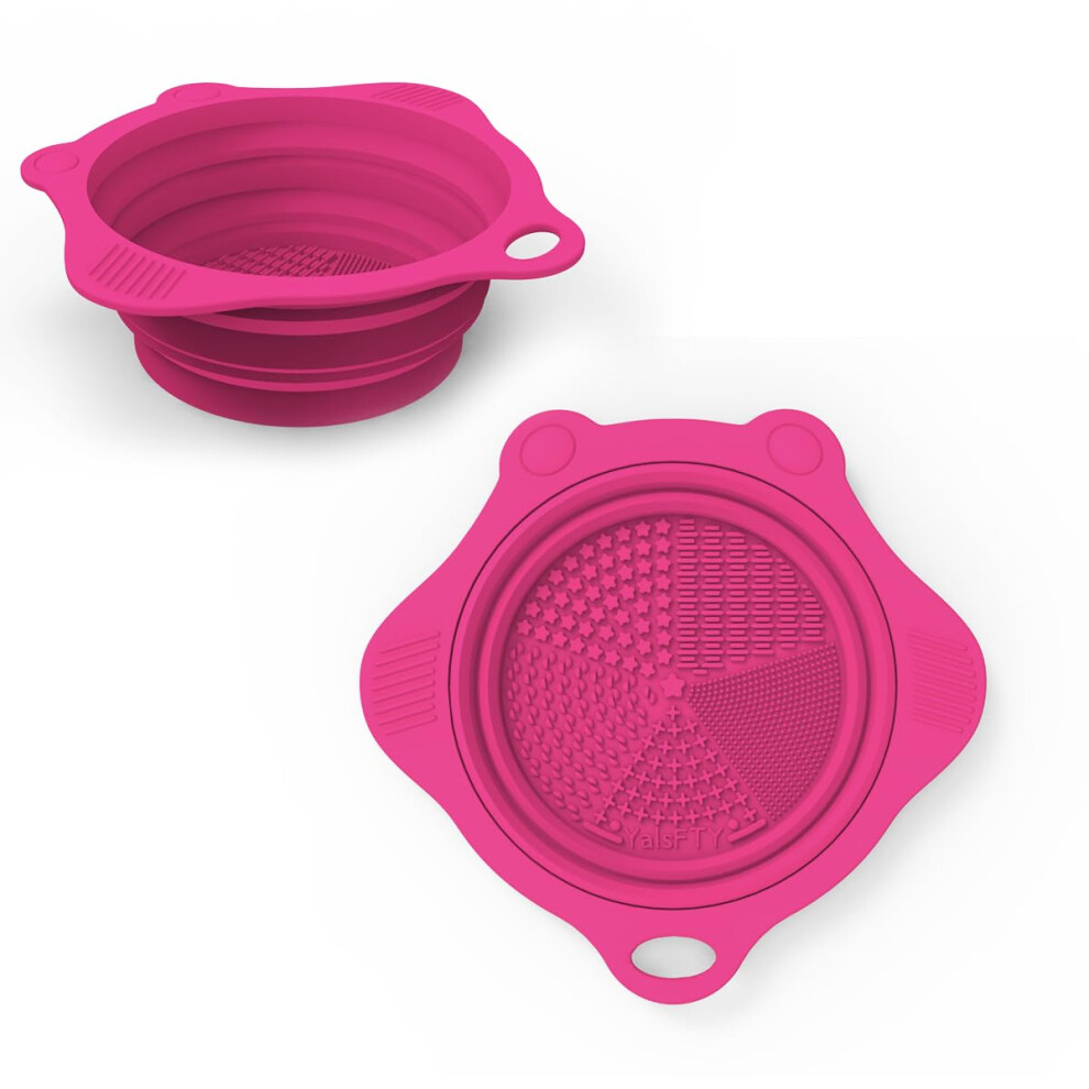 Yalsfty Foldable Silicone Makeup Brush Cleaner Pad