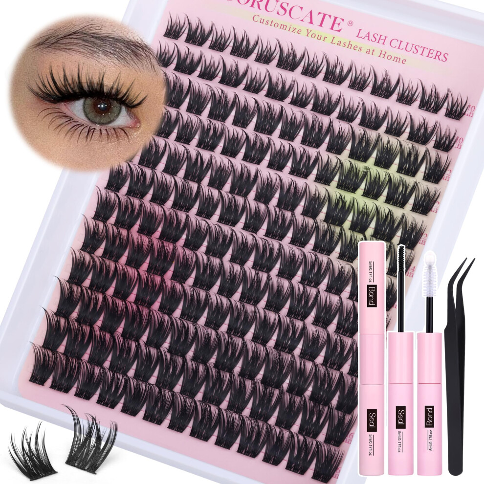 Coruscate Cluster Lashes Kit Wispy Eyelashes