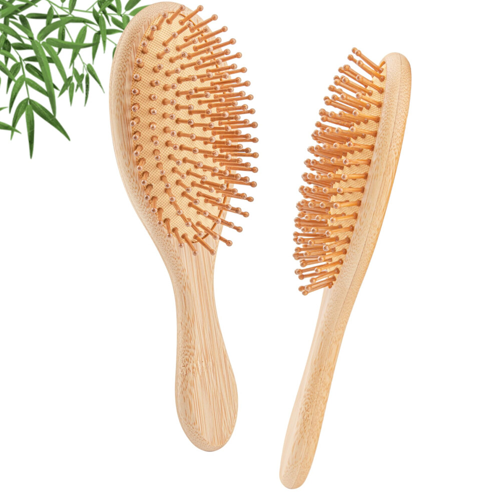Yunai Bamboo Paddle Wooden Hair Brush
