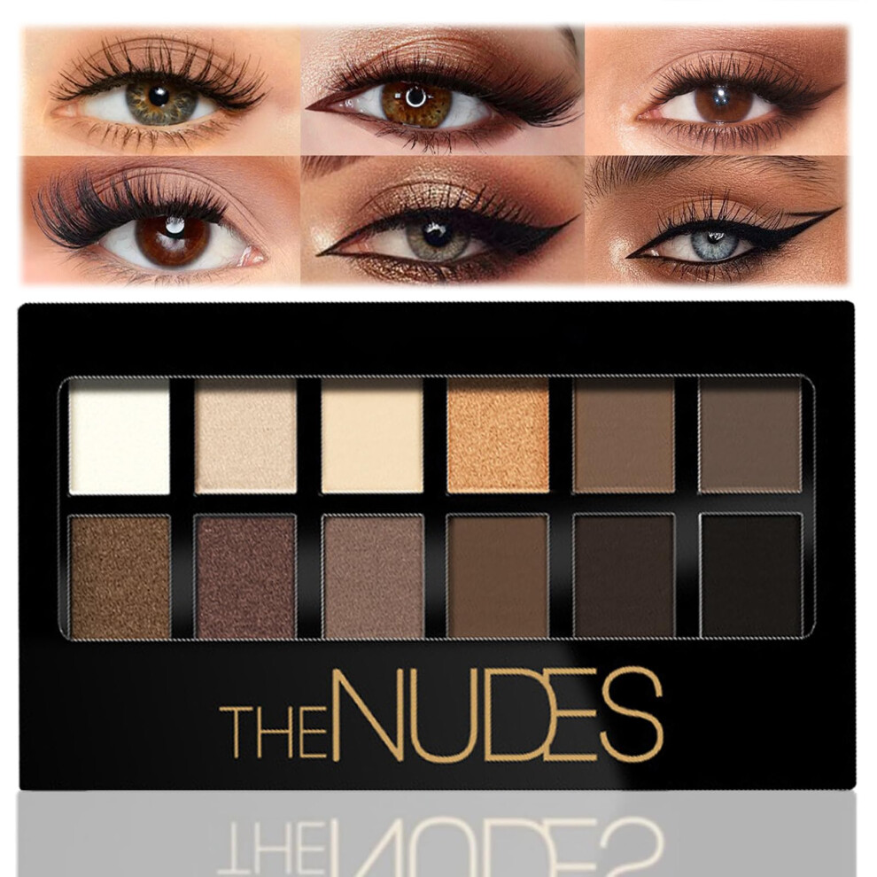 Fresfresi Cream Smoky Nude Eyeshadow Palette - Highly
