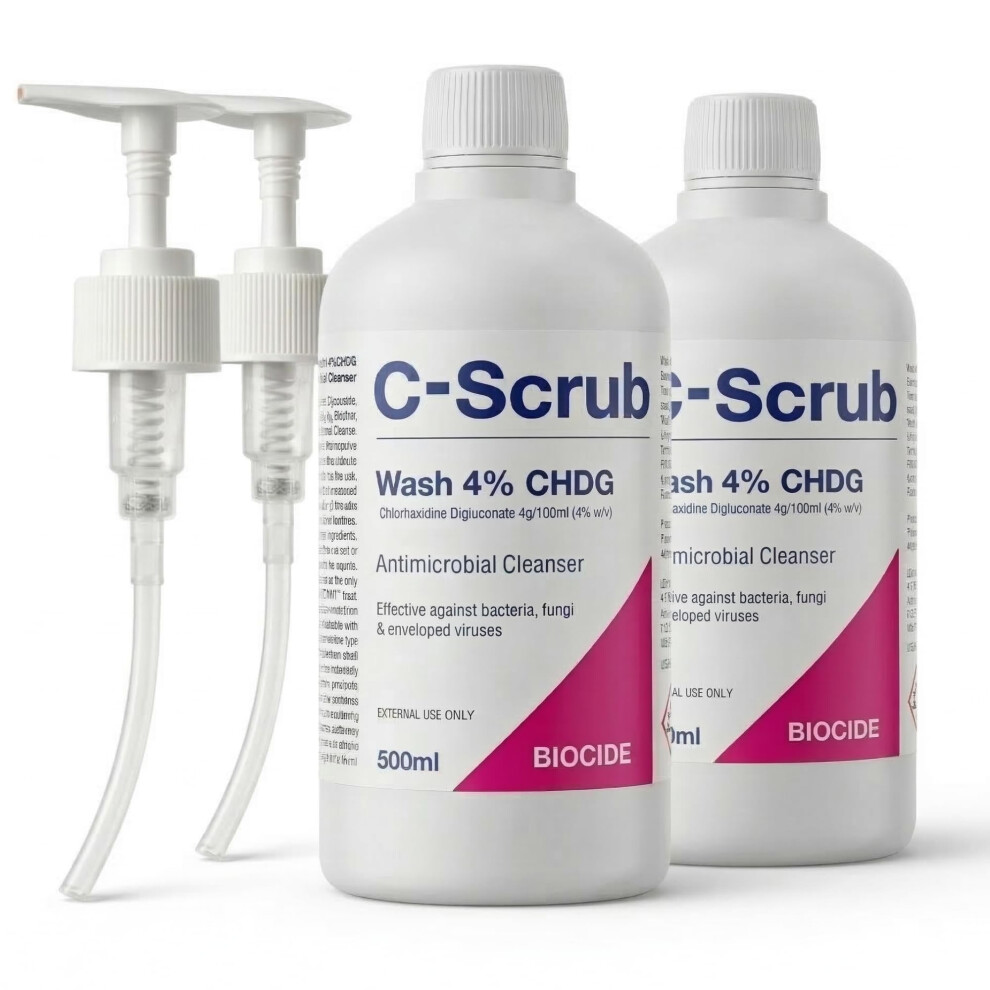 C-Scrub Wash Chlorhexidine 4% W/V Anti-Microbial