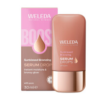 Weleda Sunkissed Bronzing Face Serum Drops with Yuzu, Facial Serum for Instant Moisture & Bronzy Glow, Certified Natural, Vegan, 30ml