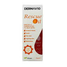 Healthpoint Derma V10 Rescue Oil. Reduces Stretch Marks, Scars, Dry Skin, Ageing, Blemishes. Paraben Free, Vegan.
