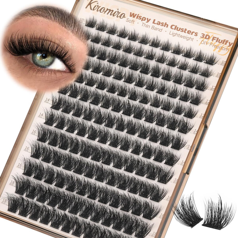 Kiromiro Fluffy Lash Clusters Wispy Cluster