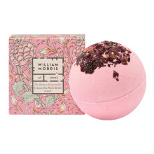 William Morris At Home Bath Bomb 200g, Scented Rose Petals, Beauty Gift for Her, Housewarming Present, Feel Relaxed and Uplifting