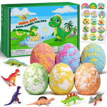 Birthday Gifts for Kids: Eletorot Dinosaur Bath Bombs with Dragon Toys Inside, Bubble Bath Birthday Gift Set for Boys Girls Grandkids, Valentines