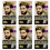 Bigen 6 x Bigen Men's Beard Colour 1