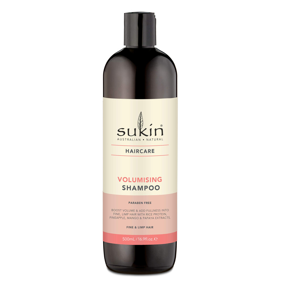 Sukin Volumising Shampoo 500Ml- Boosts Volume