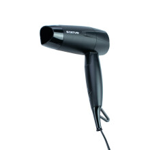 STATUS: Toulouse Black Foldable Travel Hairdryer, 2 Speeds and Concentrator Nozzle / 1200w and Dual Voltage (230V or 115V), DC Motor, TOULOUSE1PKB6