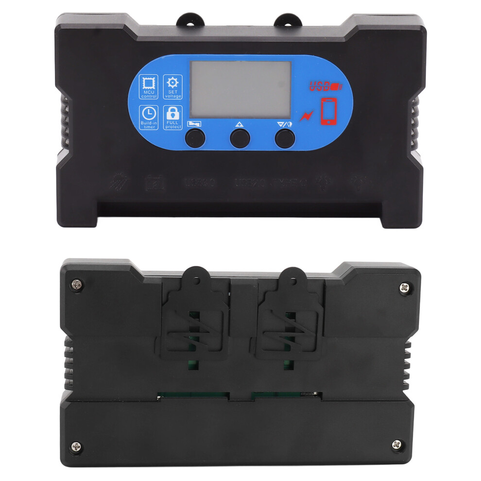 20A 5V Solar Charge Controller With Dual Usb-C Fast Charging, Abs 4241388571645