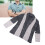 Herren offen gestrickter Pullover im Blockdesign Dunkelgrau XXL 1