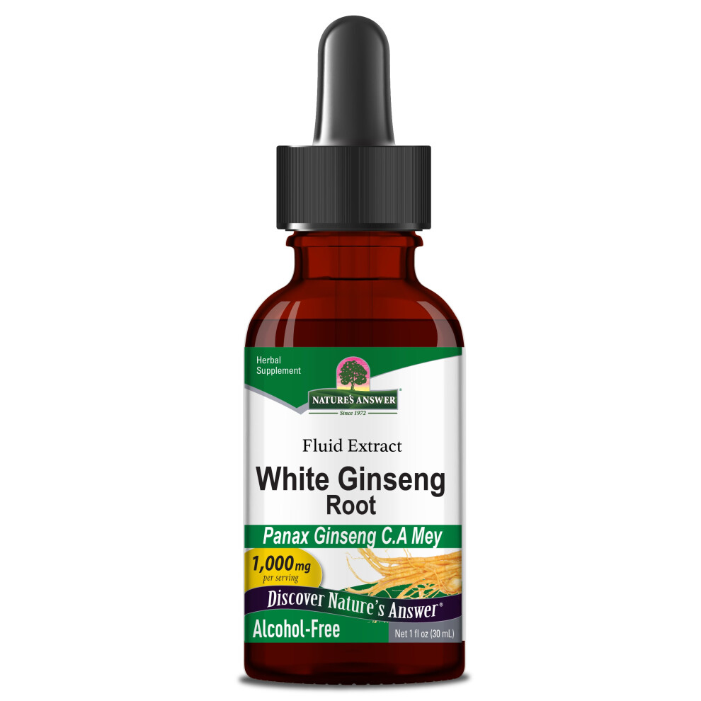 Nature's Answer White Ginseng Root Liquid Extract - 30Ml