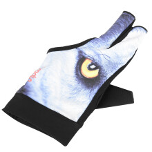 Unisex 3-Finger Snooker Pool Cue Handschuh Blau M | Atmungsaktiv, rutschfest