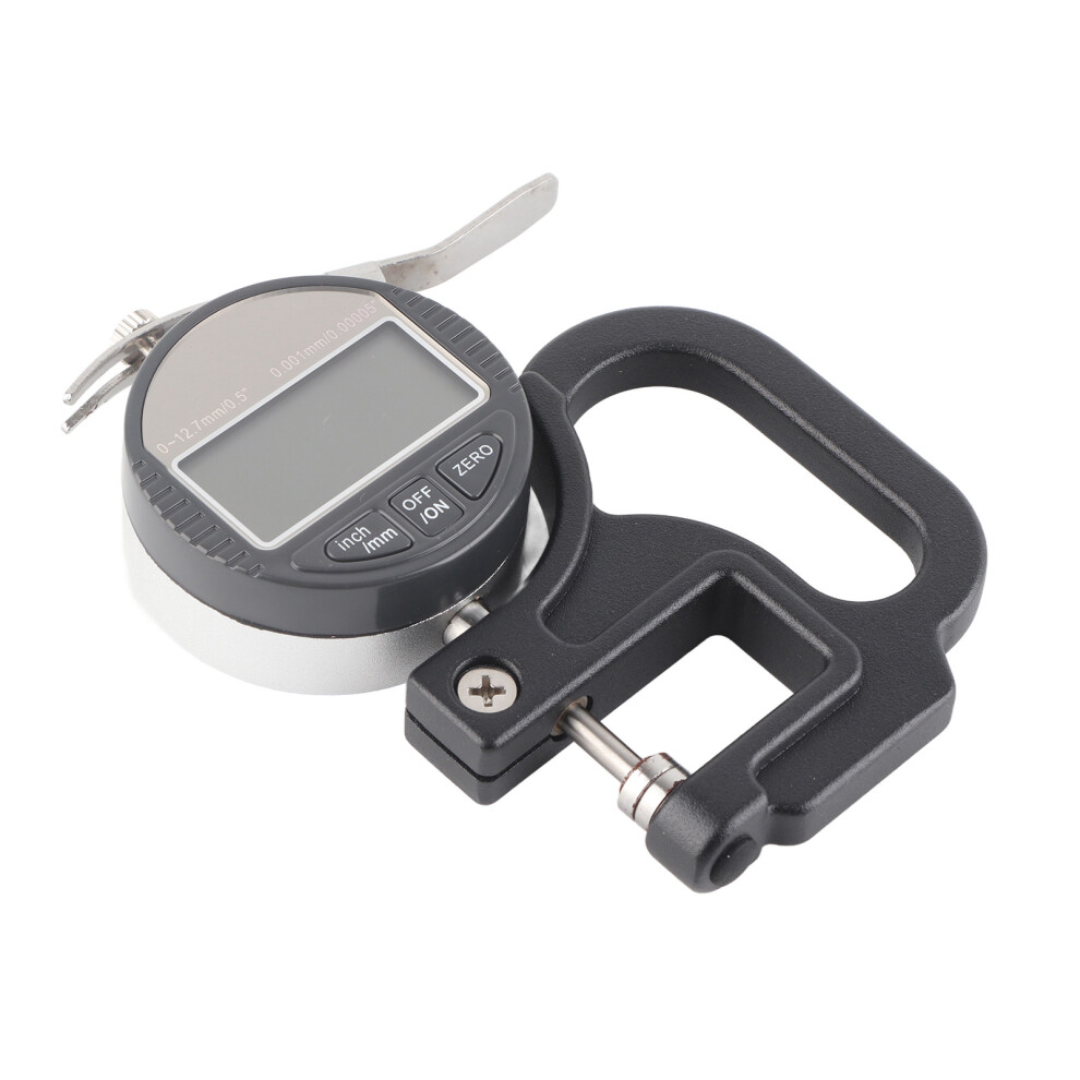 Digital Display Thickness Gauge 0Â12.7Mm 0.001Mm Accuracy For Leather Paper Cloth 9481388561122