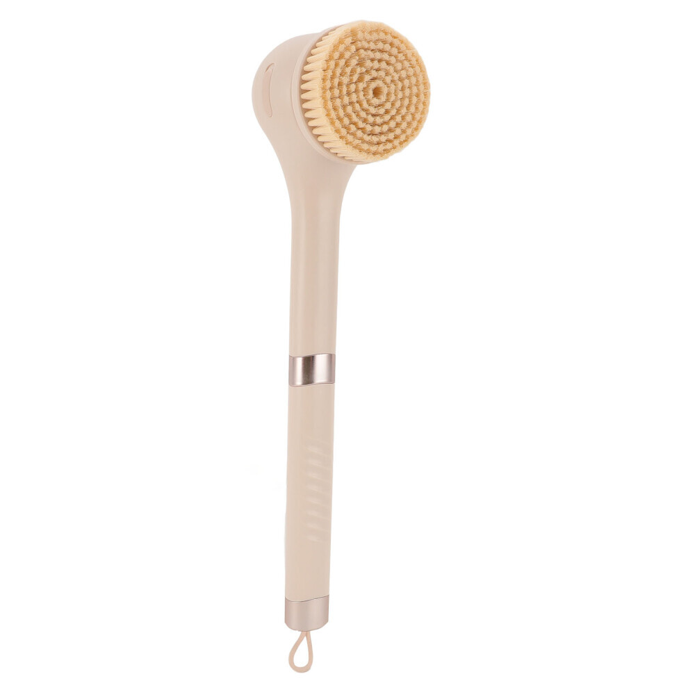 Electric Body Brush 6 Heads 3 Speeds Rechargeable Shower Scrubber Yellow