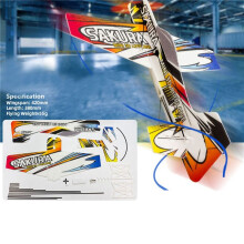 2X Zdalnie Sterowany Samolot 3D Samolot Mikro- Pianka EPP PP F3P Lightset KIT Model Hobby Zabawki Sakura Zabawki Zdalnie Sterowane E210