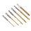 6PCS Alloy Serrated Drill Bit Set, Straight Hex Shank, Storage Box 1